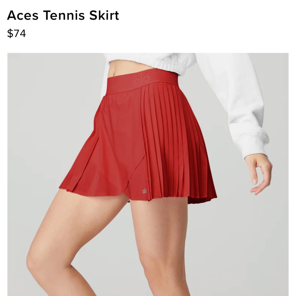 Alo Tennis skirt